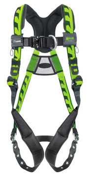 Miller AirCore Aluminum Hardware Green Harness w/Front D-Ring - Universal (Large/XL) - AAF-TBUG