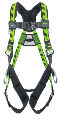 Miller AirCore Aluminum Hardware Green Harness w/Side D-Rings - Extra-Small - ACA-QC-D/XSGN