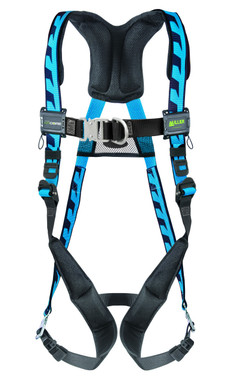 Miller AirCore Steel Hardware Blue Harness w/Front D-Ring - Universal (Large/XL) - ACF-QCUB