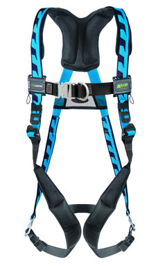 Miller AirCore Steel Hardware Blue Harness w/Front & Side D-Rings - Extra-Small - ACF-QCDXSB