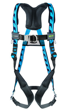 Miller AirCore Steel Hardware Blue Harness w/Front & Side D-Rings - Universal (Large/XL) - ACF-QCDUB