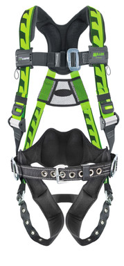 Miller AirCore Steel Hardware Green Harness w/Side D-Rings Lumbar Pad - Belt - 3X - ACMB-TB-BDP2/3XLGN