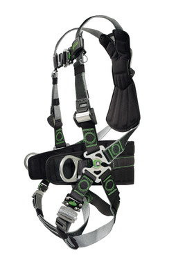 Miller Revolution DualTech Harness with Side D-Rings Quick-Connect Leg Strap - Small/Medium - RDT-QC-DP/S/MBK