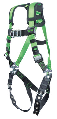 Miller Revolution Construction Harness with Front D-Ring with Front D-Ring Tongue Leg Strap - 3X - R10CNFD-TB/3XLGN