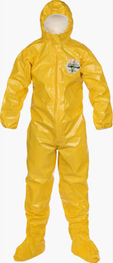 Lakeland ChemMax 4 Plus Coverall - Respirator Fit Hood/Boots - C4T151Y