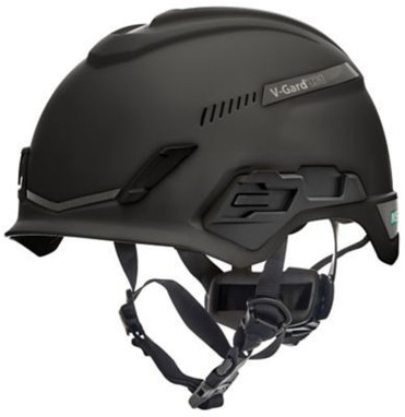 MSA V-Gard H1 Safety Helmet - Tri-Vent - Black - Fas-Trac III Suspension - 10194790