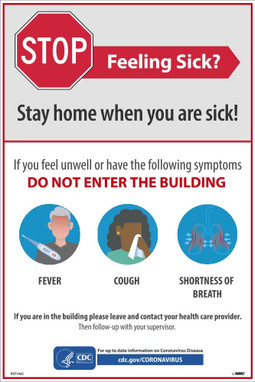 Stay Home When You Are Sick Poster - PST142C