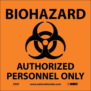 Biohazard Authorized Personnel Only (W/Graphic) - 7X7 - PS Vinyl - S93P