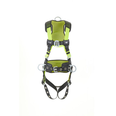 Miller H500 CC2 Steel 2 pts Harness w/ Tongue & Chest Mating Buckles w/Front & Side D-rings - Size S/M