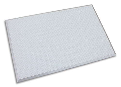 Ergomat Infinity Smooth Silver Anti-Fatigue Mat - 2'x2'