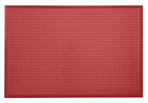 Ergomat Infinity Smooth Red Anti-Fatigue Mat - 2'x2'