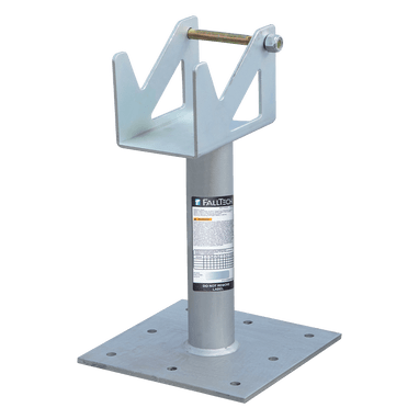 FallTech 18" Post Anchor with Rotating SRL Cradle for Concrete and Steel - 78218CSSC