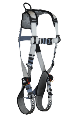 FallTech FlowTech LTE 1D Standard Non-belted Harness Tongue Buckle Leg Adjustment Suspension Trauma Relief System - Medium - 7086BRM