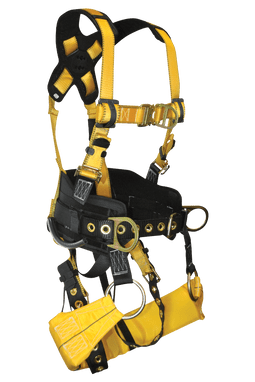 FallTech Journeyman 6D Tower Climber Harness - Large - 7042L