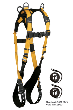FallTech Journeyman Flex Aluminum 3D Retrieval Non-belted Harness - Extra-Large - 7027BXL