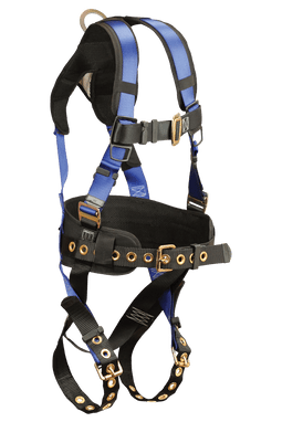 FallTech Contractor+ 1D Construction Belted Harness - Large/XL - 7074BLX