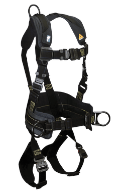 FallTech Arc Flash Nomex 3D Construction Belted Harness Overmolded Quick Connect Adjustments - Large - 8073QCL