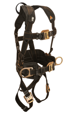 FallTech Arc Flash Construction Belted Looped Harness Quick Connect Adjustments - Large - 8081L
