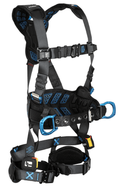 FallTech FT-One 3D Construction Belted Harness Quick Connect Adjustments - Extra-Small - 8123BQCXS