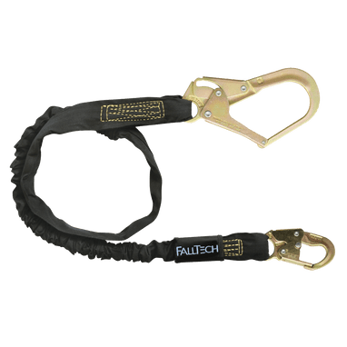 FallTech 6' WeldTech Nomex Energy Absorbing Lanyard Single-leg with Steel Connectors - 82433