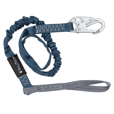 FallTech 6' Internal Energy Absorbing Lanyard Single-leg with Choke-loop with Steel Snap Hook - 8259L