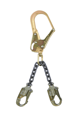 FallTech 19" Premium Rebar Positioning Assembly with Chain and Steel Swivel Rebar Hook - 825010LK