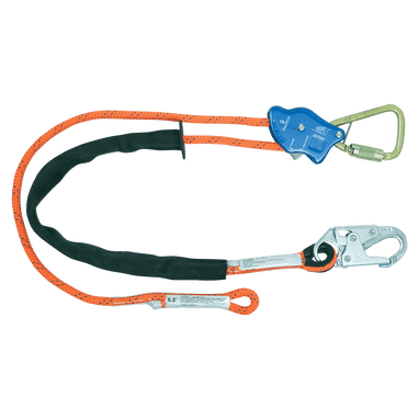 FallTech 10' Tower Climber Rope Positioning Lanyard with Aluminum Adjuster - 8165B10