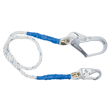 FallTech 6' Rope Restraint Lanyard Fixed-length with Steel Connectors - 81563