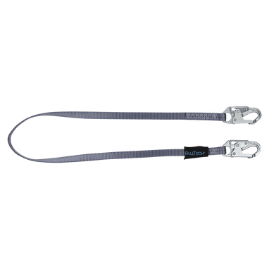 FallTech 6' Web Restraint Lanyard Fixed-length with Steel Snap Hooks - 8206