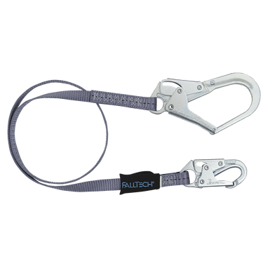 FallTech 6' Web Restraint Lanyard Fixed-length with Steel Connectors - 82063