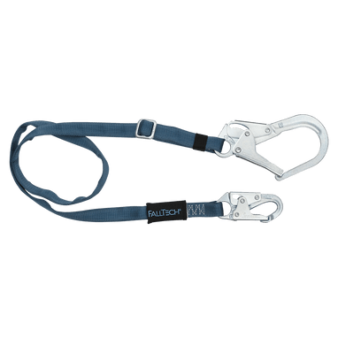FallTech 4' to 6' Adjustable Length Restraint Lanyard with Steel Connectors - 82093