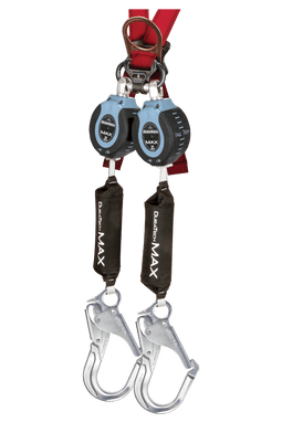 FallTech 9' DuraTech Twin-Leg MAX Personal SRL with Aluminum Rebar Hooks - 82709TB5