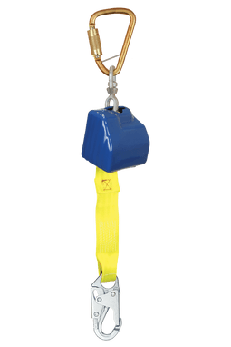 FallTech 8' Web Retractor with Steel Snap Hook Includes Standard Size Steel Anchorage Carabiner - 8262