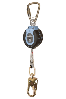 FallTech 6' DuraTech Personal SRL with Steel Swivel Snap Hook Includes Steel Dorsal Connecting Carabiner - 82706SB2