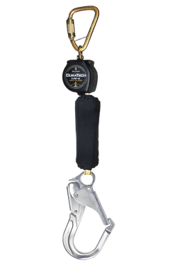 FallTech 6' Arc Flash Mini Personal SRL with Aluminum Rebar Hook Includes Steel Dorsal Connecting Carabiner - 72906SC5