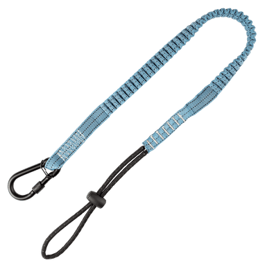 FallTech 15 lb Tool Tether with choke-on cinch-loop and steel screwgate carabiner 36" - 5029B