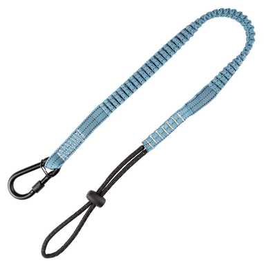 FallTech 15 lb Tool Tether with choke-on cinch-loop and steel screwgate carabiner 36" - 5029B10