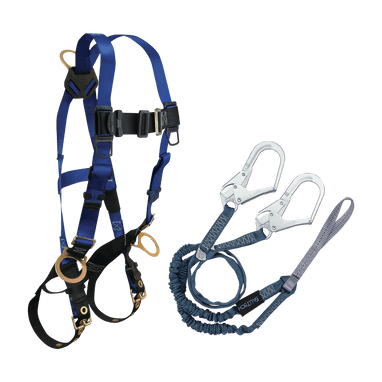 FallTech Harness and Lanyard 2-pc Combination 7018 with 8259Y3L - CMB1859Y3L