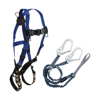 FallTech Harness and Lanyard 2-pc Combination 7016 with 8259Y3L - CMB1659Y3L