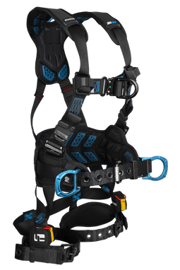 FallTech FT-One 4D Construction Climbing Full Body Harness Tongue Buckle Leg Adjustments - 2X - 8127BFD2X