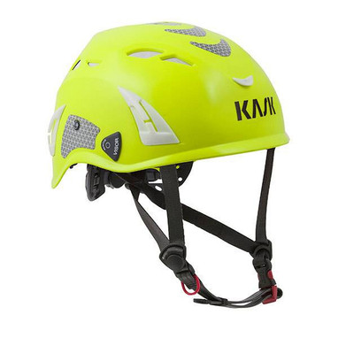 Kask Superplasma HD Hi-Viz Type I Class C Vented Lime Fluorescent Safety Helmet - WHE00037-224