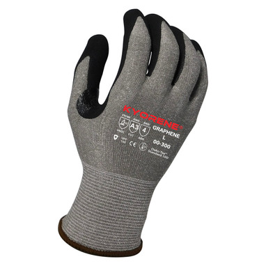 Armor Guys 00-300 Kyorene Pro 13 Gauge Black HCT® MicroFoam Nitrile Palm Coating -  12/Pair