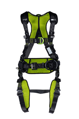 Miller H700 Construction Comfort 3 Point Harness w/ QC Leg Buckles and QC Chest Buckles H7CC3AS3 - Size XXL