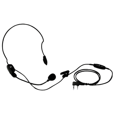 Kenwood Single muff headset with flexible boom mic for NX series radios - KHS-22