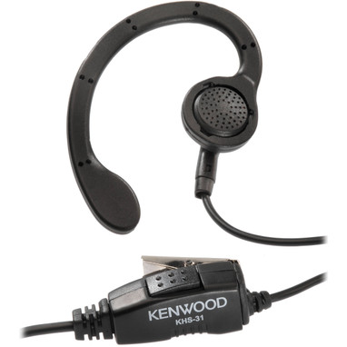 Kenwood "C" Ring Ear Hanger with in-line PTT & mic - KHS-31