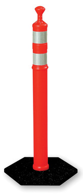 Traffic Control: Delineator Posts Reflective white Tube Style 1/Each - FBS301