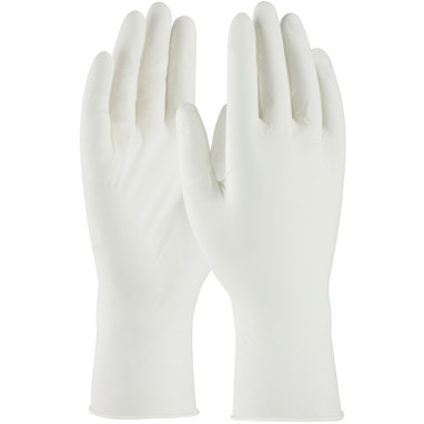 CleanTeam Single Use Class 100 Cleanroom Nitrile Glove w/Finger Textured Grip - 12" - White - 1/CS - 100-333000