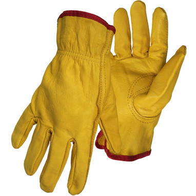 PIP Regular Grade Top Grain Gold Cowhide Leather Drivers Glove - Keystone Thumb - - 12/PR - 1BL18361