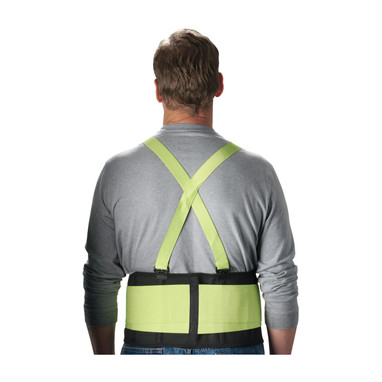 PIP Ergonomic Supports High Visibility Lime Yellow Back Support Belt - Hi-Vis - 1/EA - 290-550