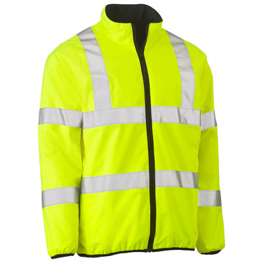 Bisley Hi-Vis Cold Gear ANSI Type R Class 3 Reversible Puffer Jacket - Yellow - 1/EA - 333M6350H